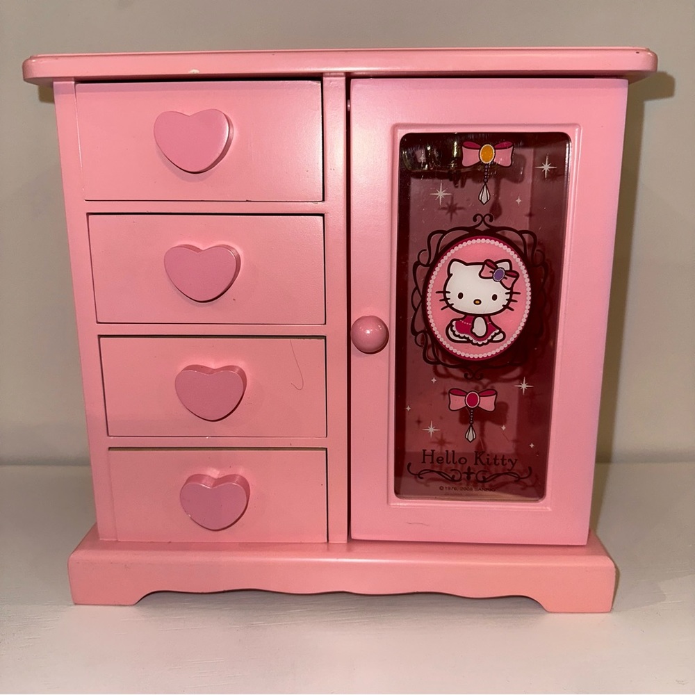 Sanrio Hello Kitty Vintage Jewelry Box Organizer RARE LAST OF ITS KIND VINTAGE